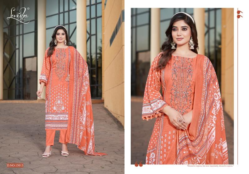 Levisha Naira Nx Vol 15 Catalog surat wholesale market dress materials in pirce