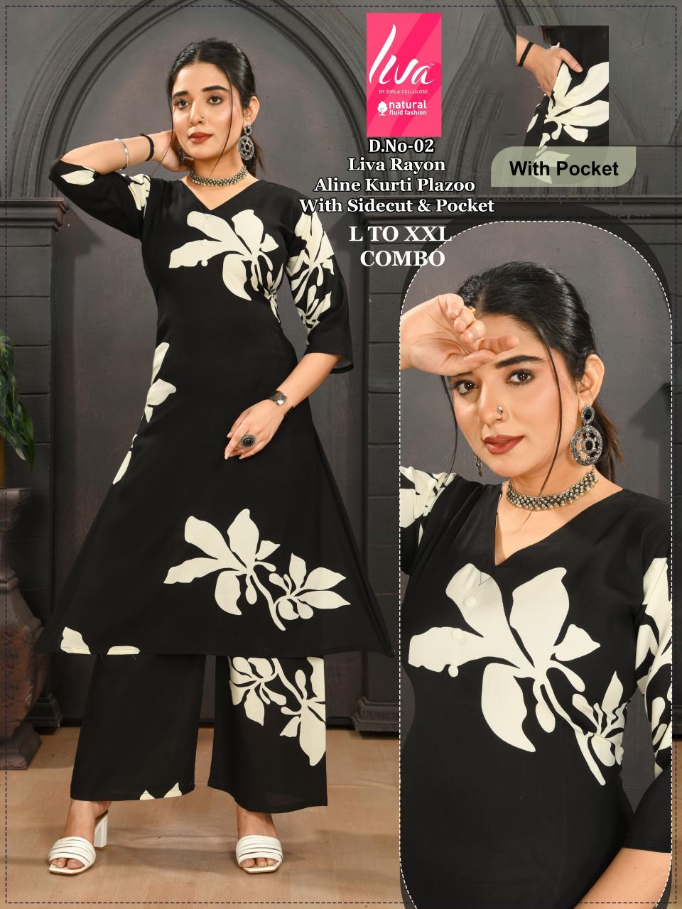 Liva D 01 to 04 catalog coordsets india