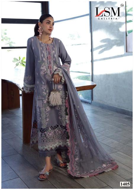 LSM Parian Dream Vol-14 – Karachi Dress Material - Wholesale Catalog