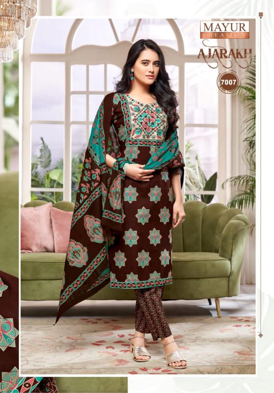 Mayur Ajarakh Vol-7 – Kurti Pant With Dupatta - Wholesale Catalog
