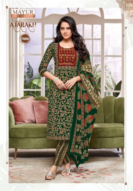 Mayur Ajarakh Vol-7 – Kurti Pant With Dupatta - Wholesale Catalog
