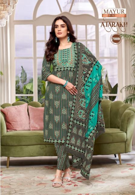 Mayur Ajarakh Vol-7 – Kurti Pant With Dupatta - Wholesale Catalog