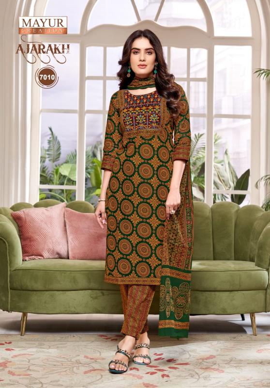 Mayur Ajarakh Vol-7 – Kurti Pant With Dupatta - Wholesale Catalog