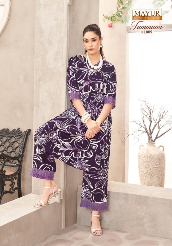 Mayur Tamana vol 1 catalog print co ord set wholesale in mumbai