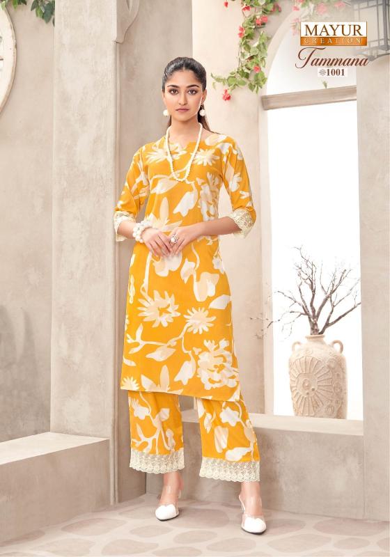 Mayur Tamana vol 1 catalog print co ord set wholesale in mumbai