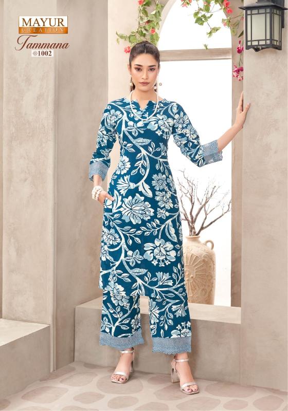 Mayur Tamana vol 1 catalog print co ord set wholesale in mumbai