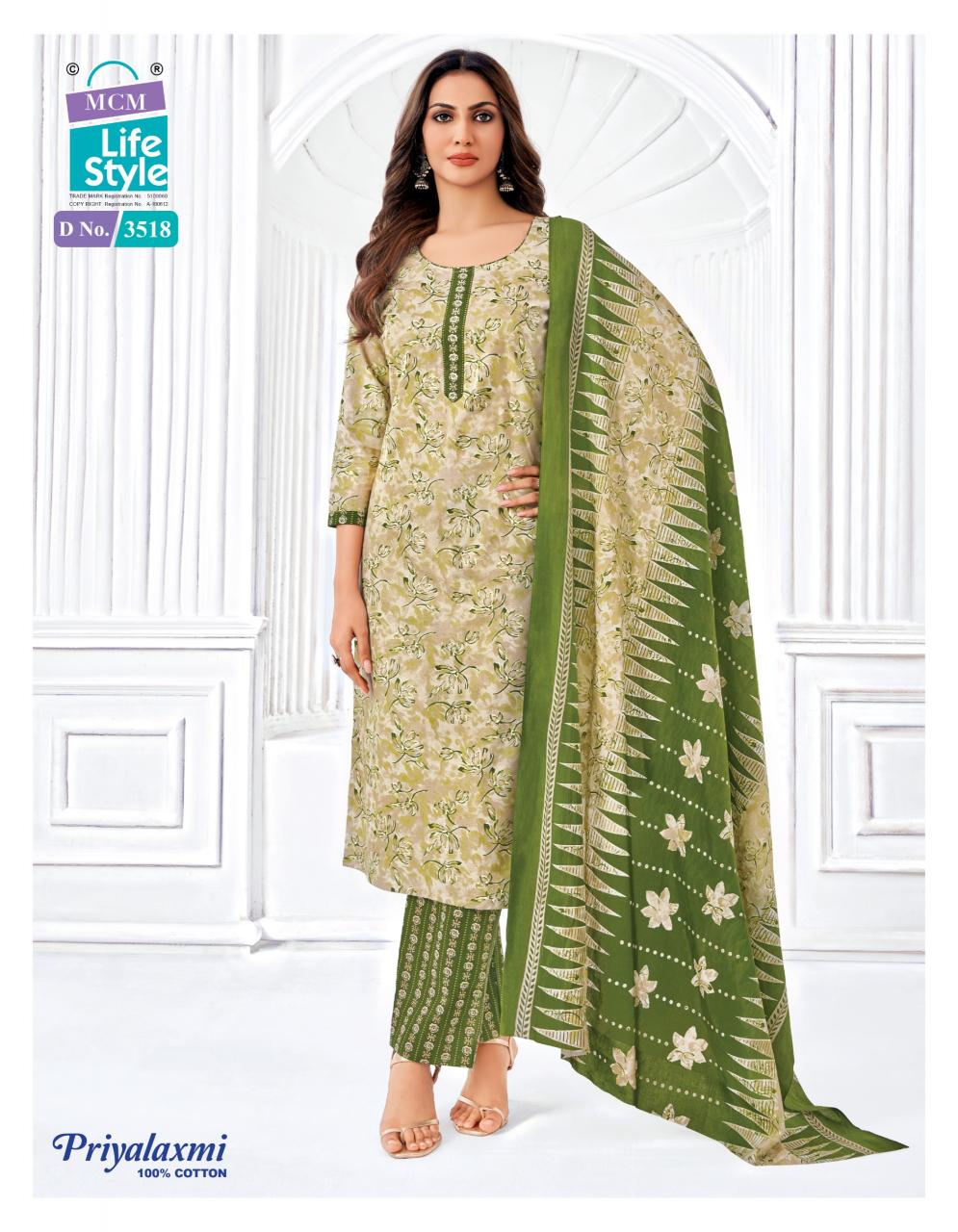 MCM Priyalaxmi Vol-35 - Dress Material  - Wholesale Catalog