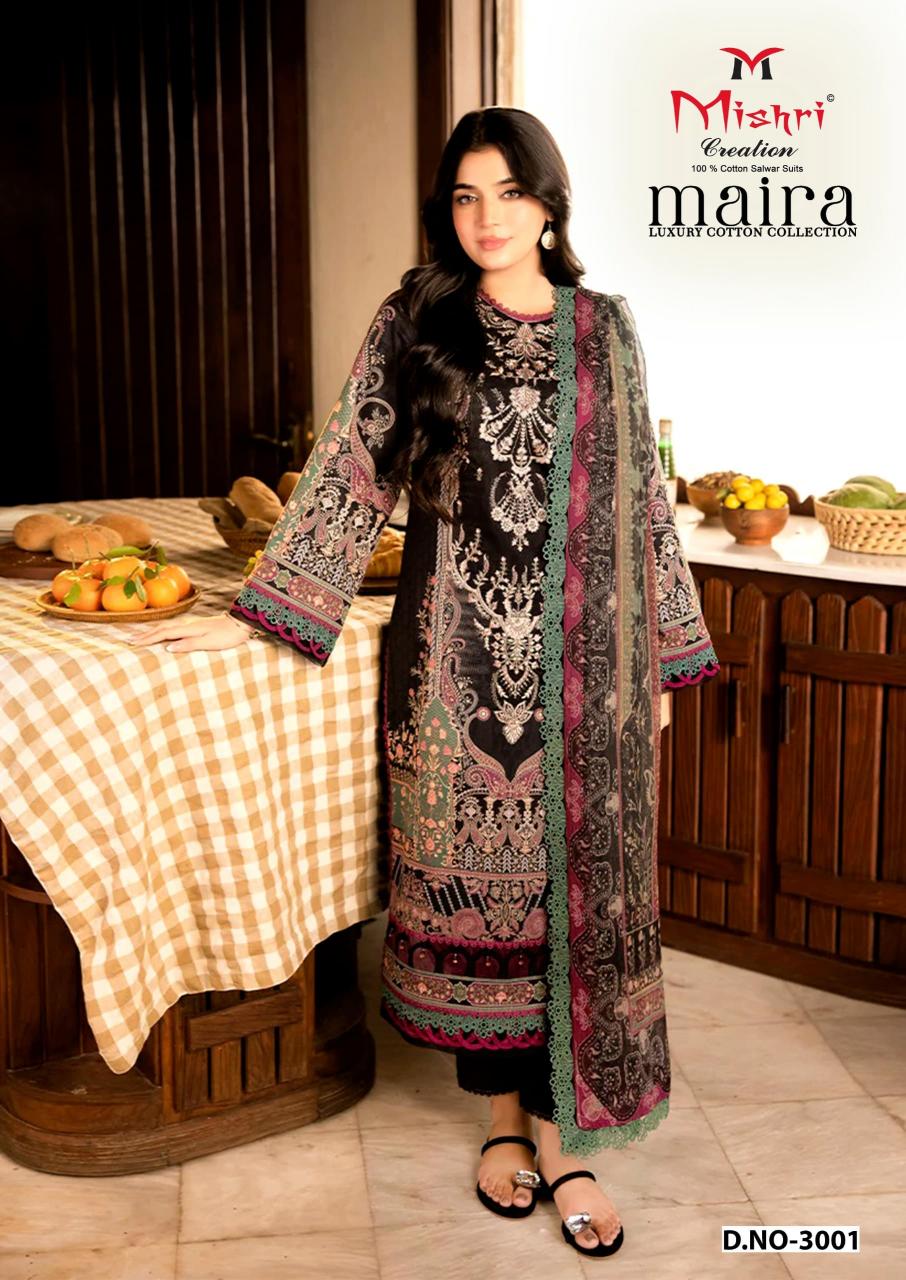 Mishri Maira Vol-03 - Karachi Dress Material  - Wholesale Catalog