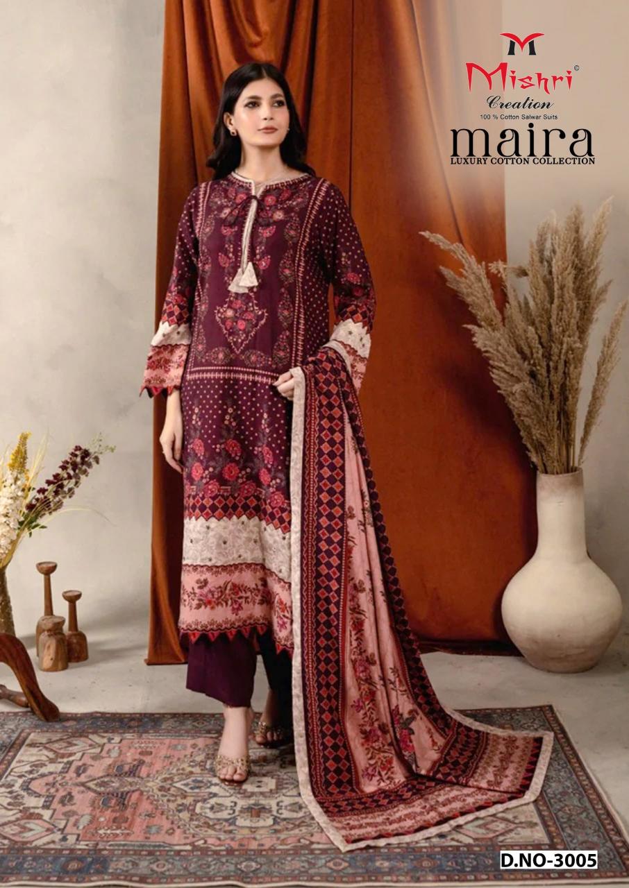Mishri Maira Vol-03 - Karachi Dress Material  - Wholesale Catalog