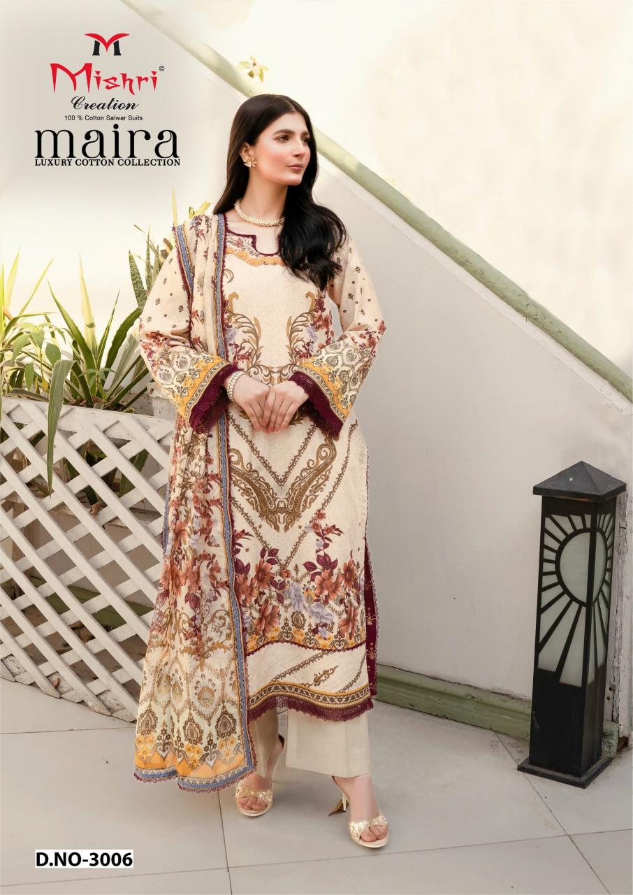 Mishri Maira Vol-03 - Karachi Dress Material  - Wholesale Catalog