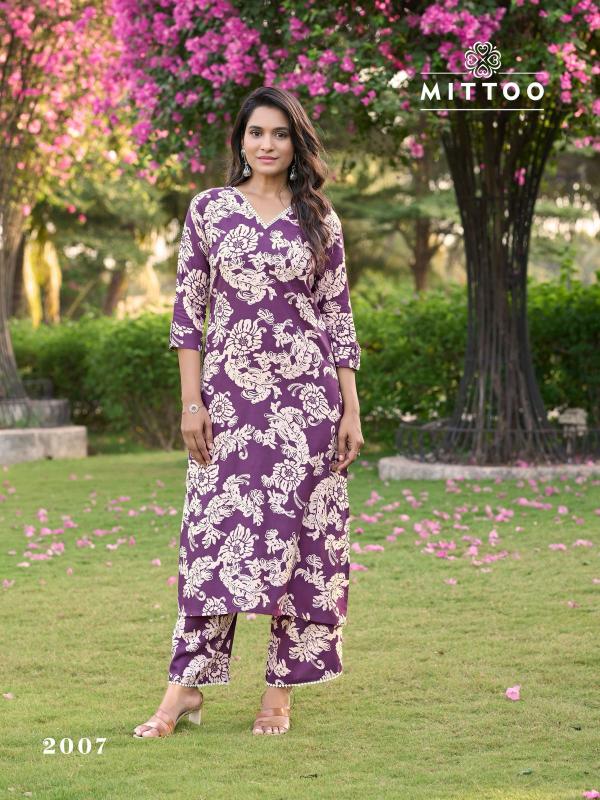Mittoo Sulekha vol 2 catalog co ord sets manufacturers in india