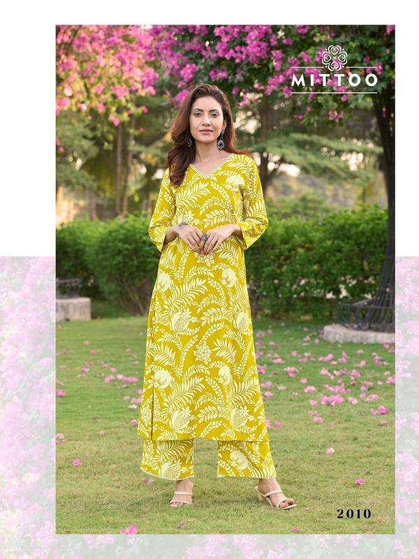 Mittoo Sulekha vol 2 catalog co ord sets manufacturers in india