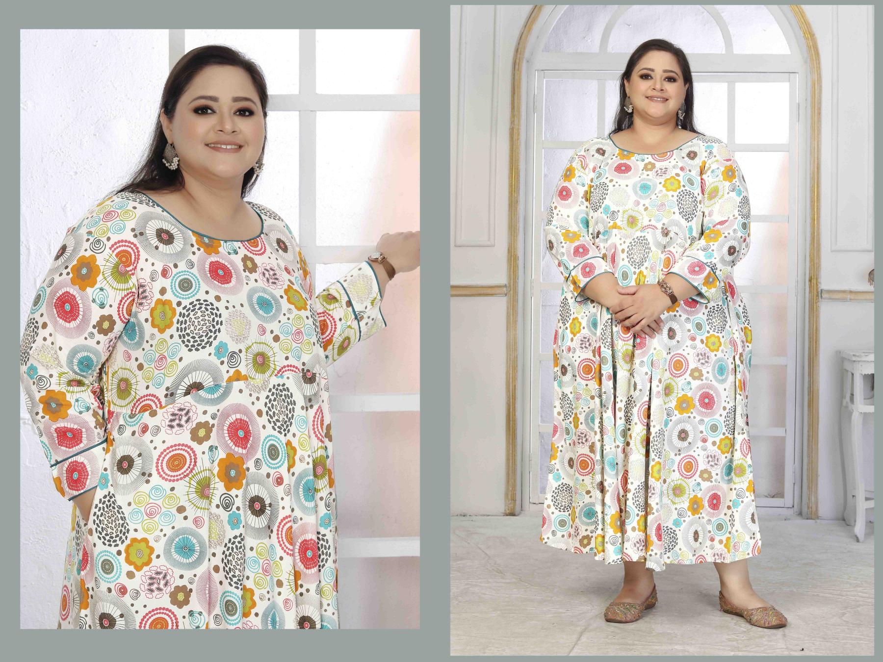 Moksh International Plus Size Color Vol 2 catalog plus size anarkali kurtis online in india