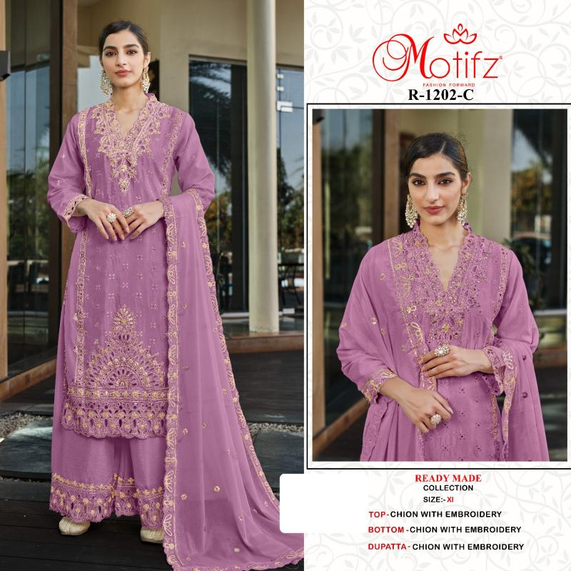 Motifz 1202 Catalog pakistani plazo suits 2025