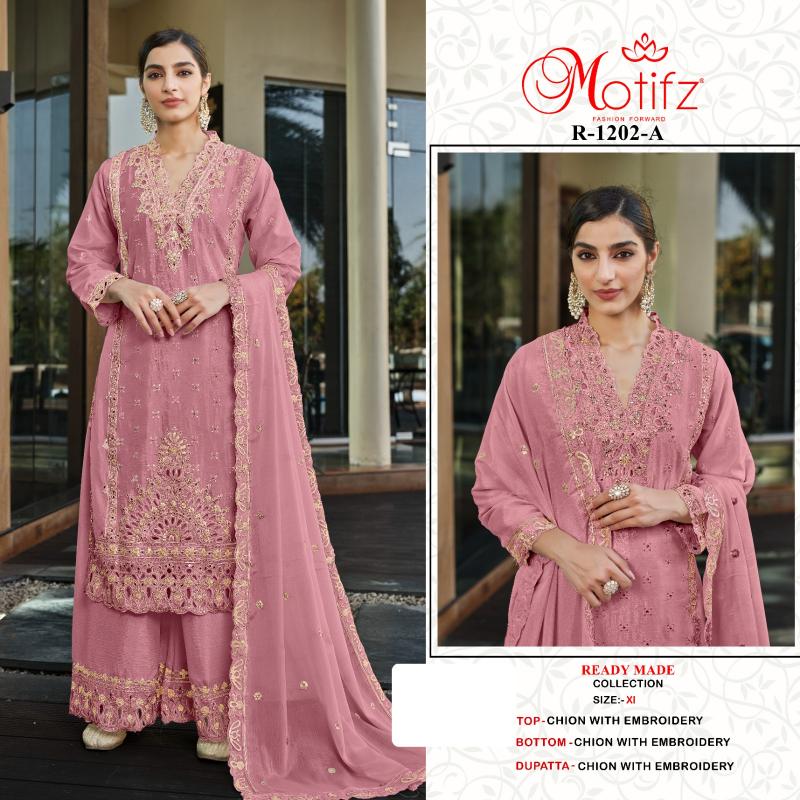 Motifz 1202 Catalog pakistani plazo suits 2025