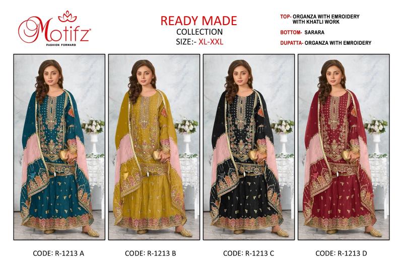 Motifz R 1213 catalog pakistani readymade suits wholesale