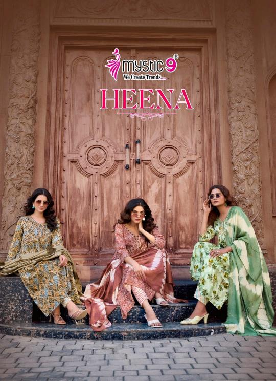 Mystic 9 Heena Vol 7 Catalog party kurtis online india