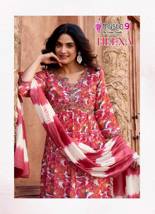 Mystic 9 Heena Vol 7 Catalog party kurtis online india