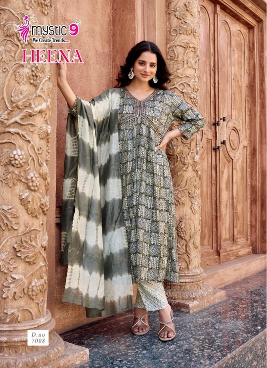 Mystic 9 Heena Vol 7 Catalog party kurtis online india