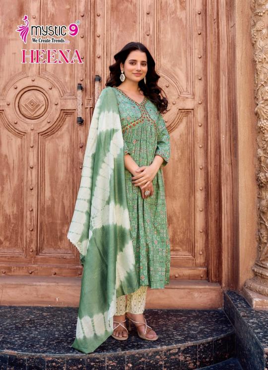 Mystic 9 Heena Vol 7 Catalog party kurtis online india