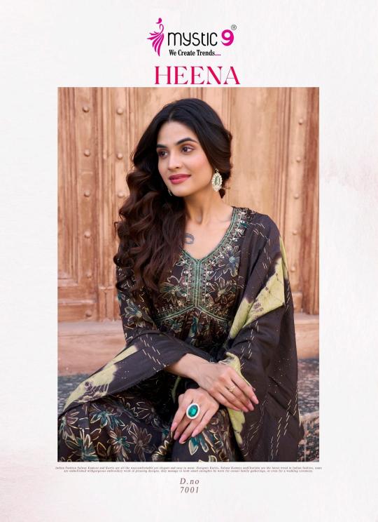 Mystic 9 Heena Vol 7 Catalog party kurtis online india