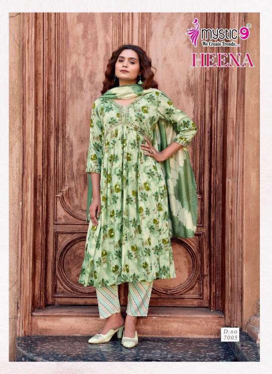 Mystic 9 Heena Vol 7 Catalog party kurtis online india