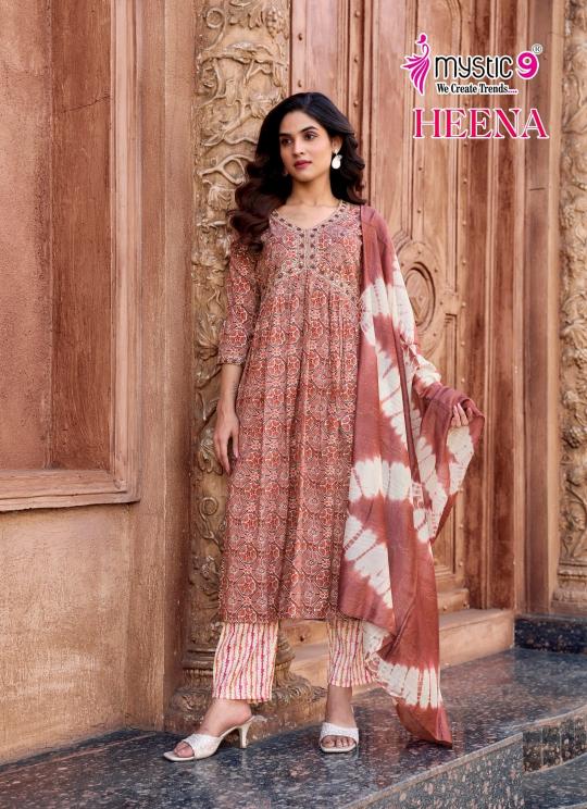 Mystic 9 Heena Vol 7 Catalog party kurtis online india