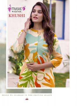 Mystic 9 Khushi Vol 3 catalog viscose wholesale co ord sets
