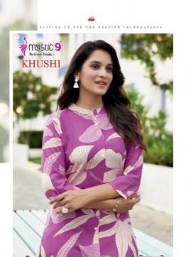 Mystic 9 Khushi Vol 3 catalog viscose wholesale co ord sets
