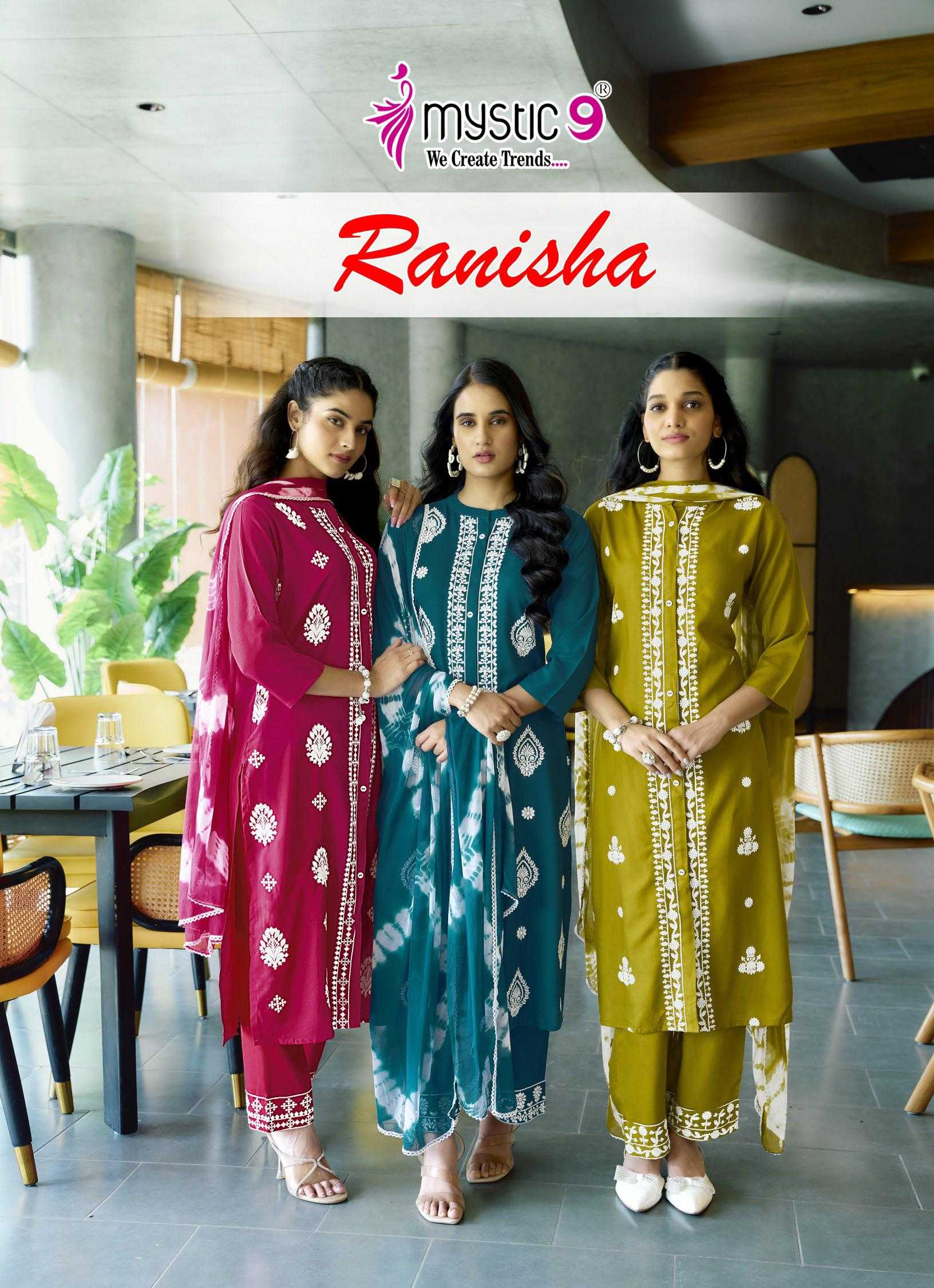 Mystic 9 Ranisha vol 1 catalog indian kurti dresses 