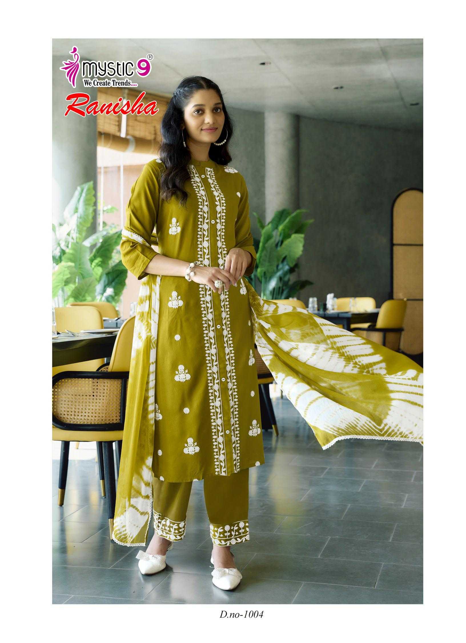 Mystic 9 Ranisha vol 1 catalog indian kurti dresses 