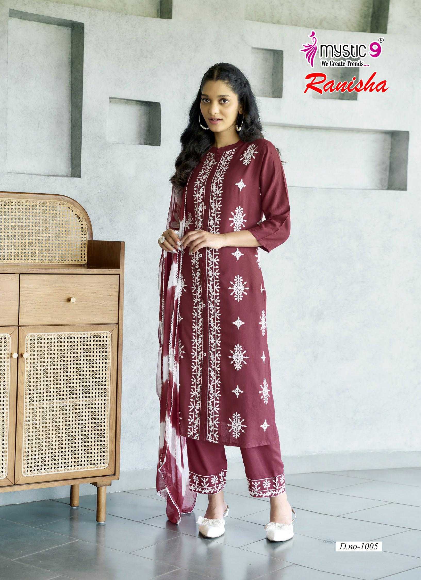 Mystic 9 Ranisha vol 1 catalog indian kurti dresses 