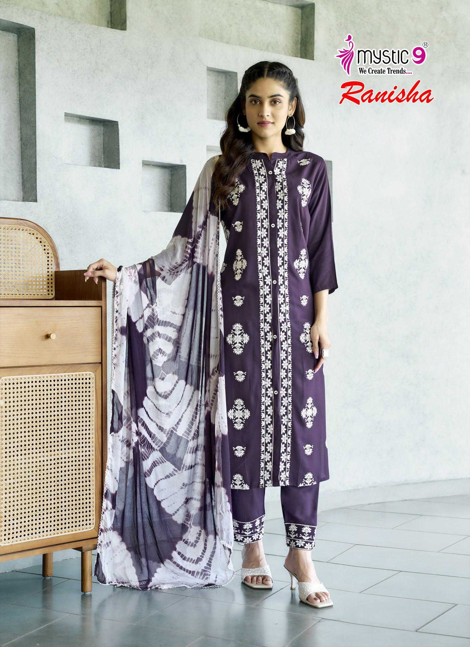 Mystic 9 Ranisha vol 1 catalog indian kurti dresses 