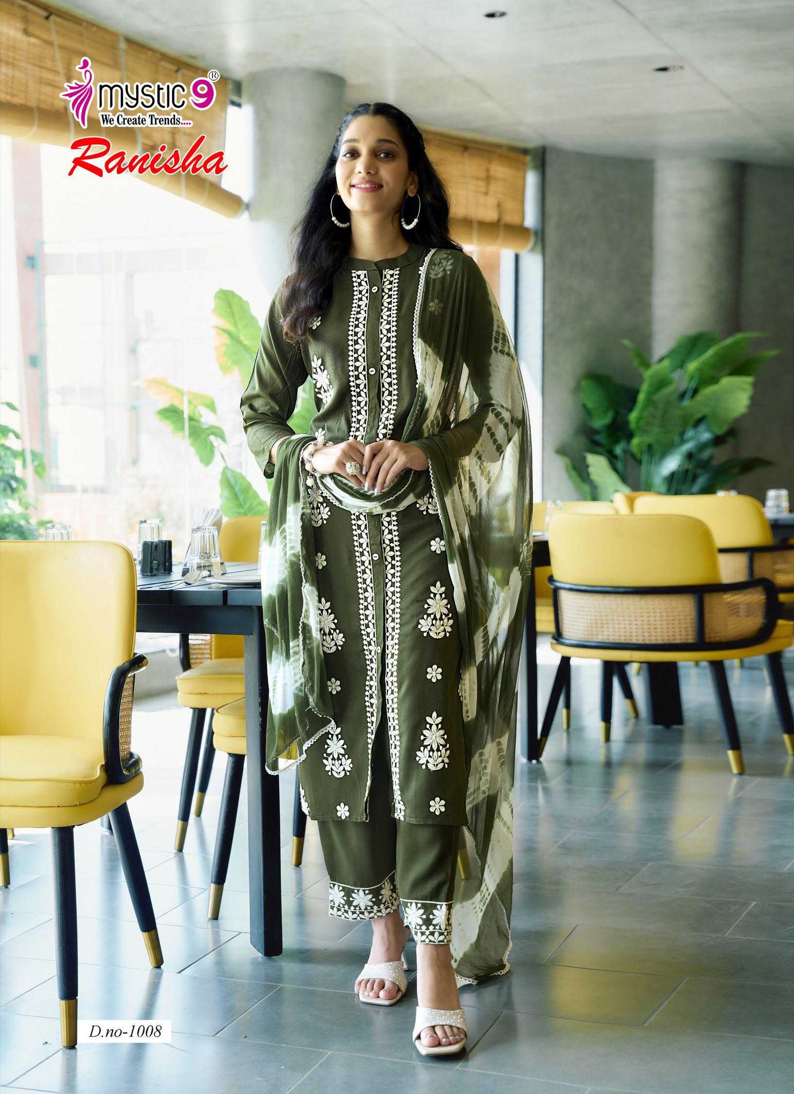 Mystic 9 Ranisha vol 1 catalog indian kurti dresses 