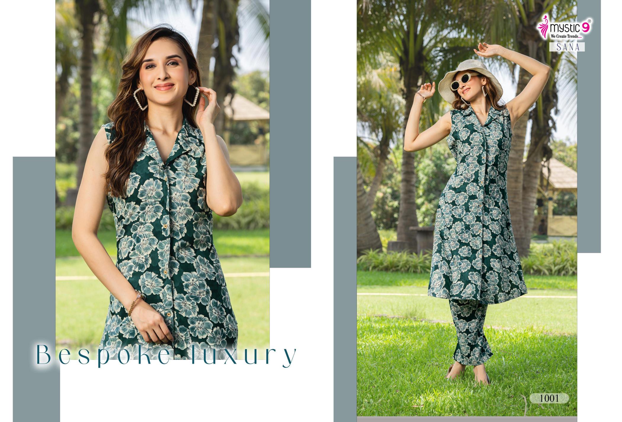 Mystic 9 Sana vol 1 catalog indian co ord set wholesale in uk