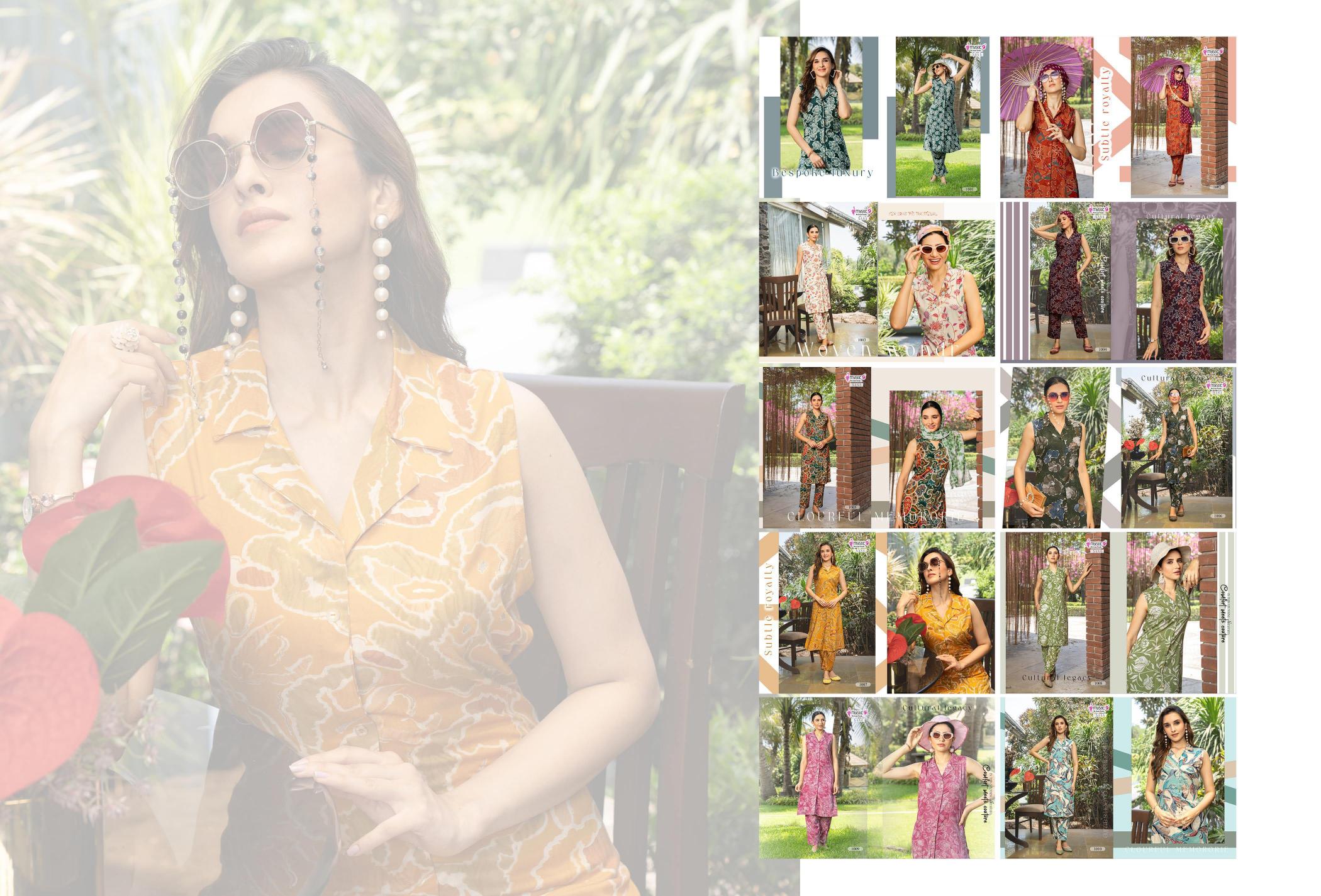 Mystic 9 Sana vol 1 catalog indian co ord set wholesale in uk