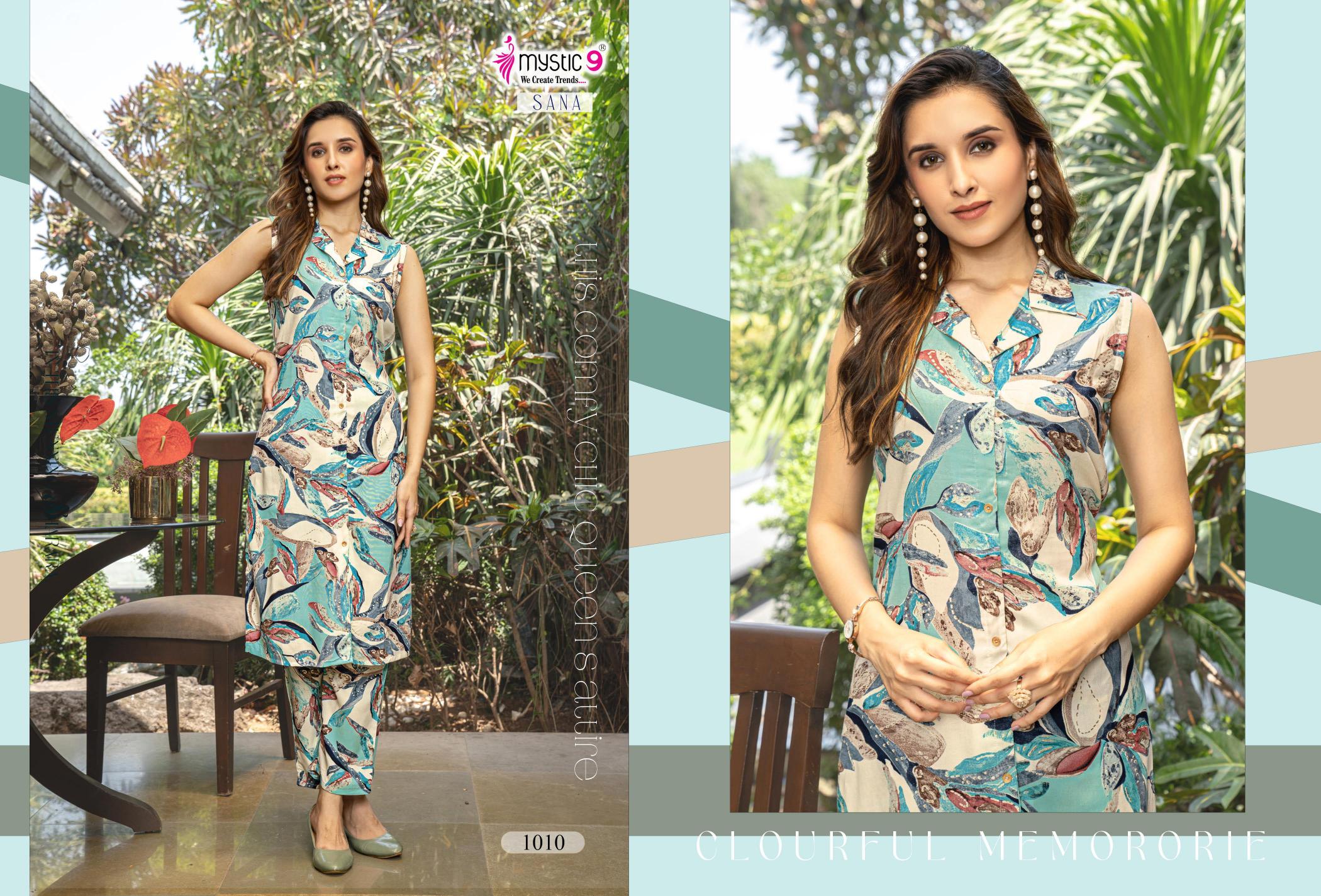 Mystic 9 Sana vol 1 catalog indian co ord set wholesale in uk