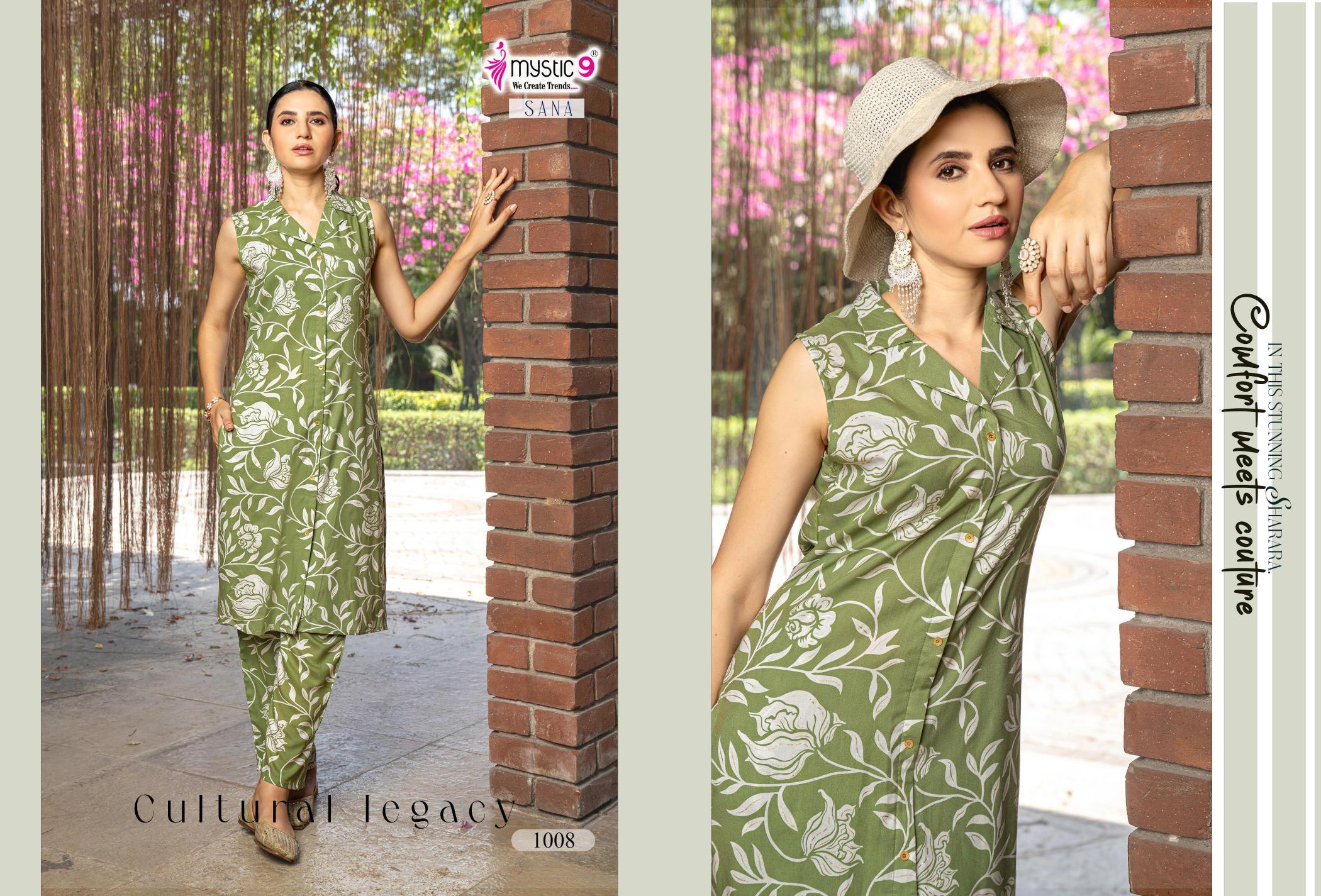 Mystic 9 Sana vol 1 catalog indian co ord set wholesale in uk