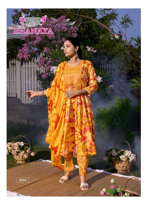 Mystic 9 Shanaya Vol 9 catalog umbrella cut kurtis online india