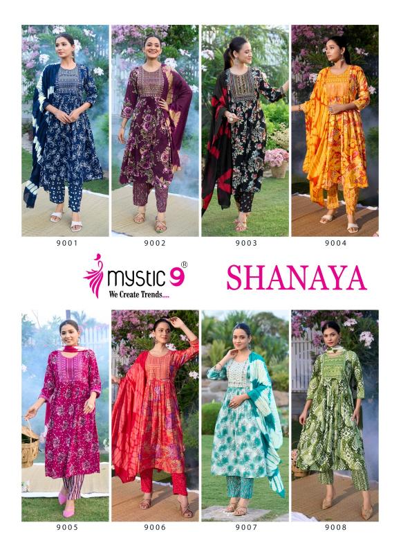 Mystic 9 Shanaya Vol 9 catalog umbrella cut kurtis online india
