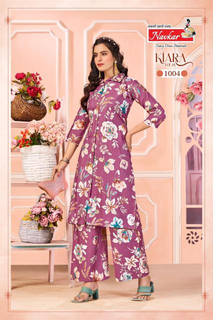 Navkar Kiara Vol 1 catalog summer co ord set wholesale
