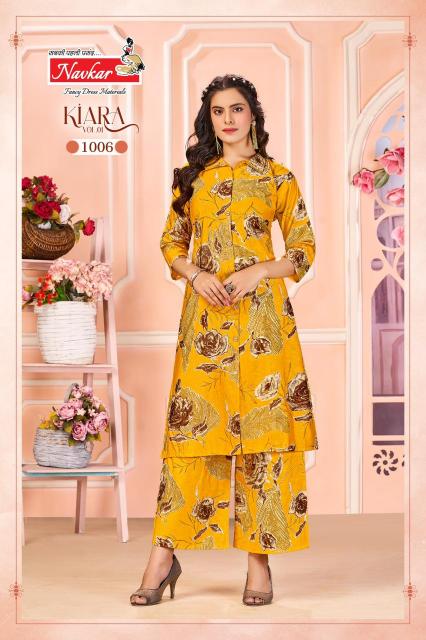 Navkar Kiara Vol 1 catalog summer co ord set wholesale