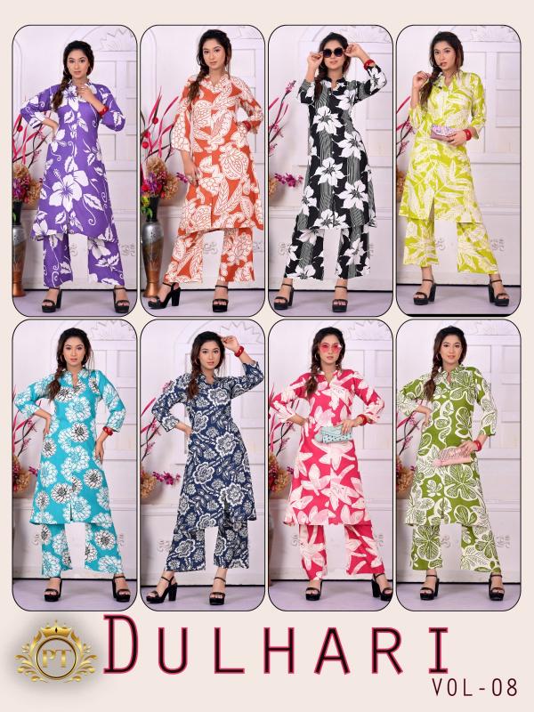 Padmavati Dulhari vol 8 Catalog rayon co ord set wholesale