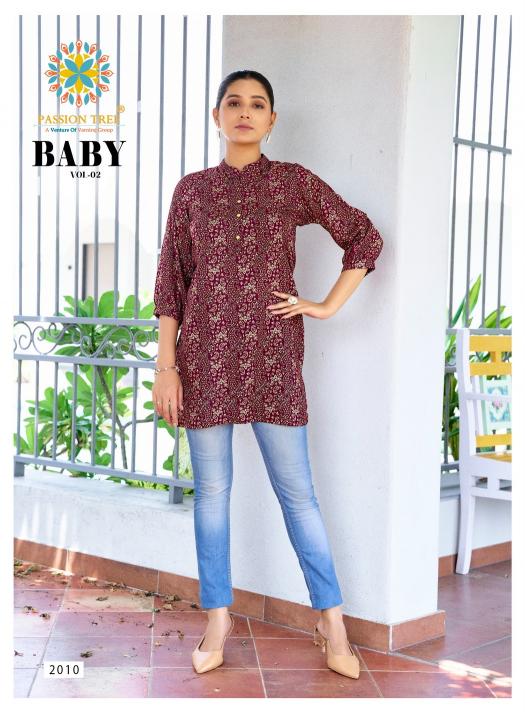 Passion Tree Baby Vol 2 Catalog indian ladies kurtis short kurtas