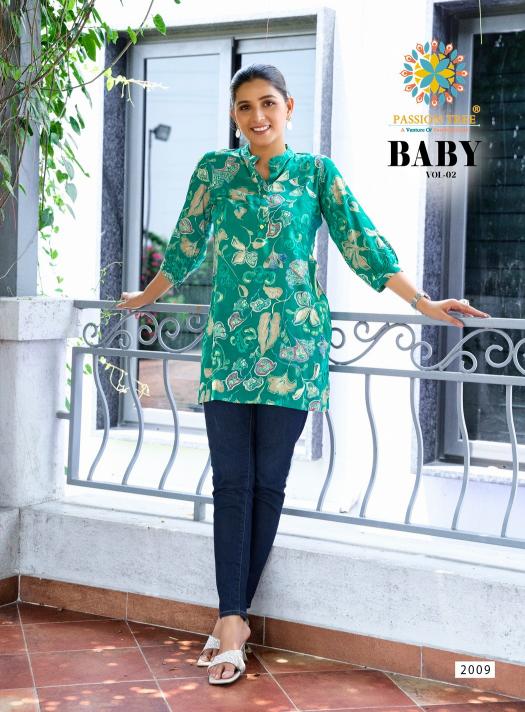 Passion Tree Baby Vol 2 Catalog indian ladies kurtis short kurtas