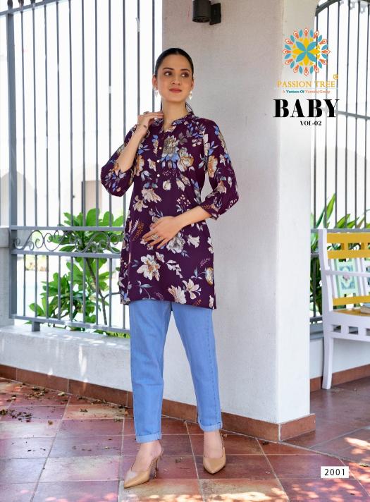 Passion Tree Baby Vol 2 Catalog indian ladies kurtis short kurtas