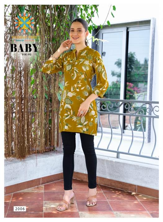 Passion Tree Baby Vol 2 Catalog indian ladies kurtis short kurtas