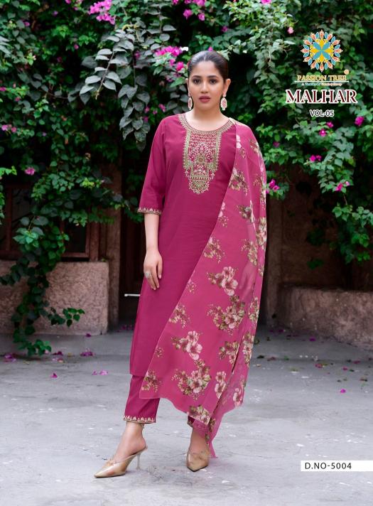 Passion Tree Malhar Vol 5 Catalog royal blue kurtis online india