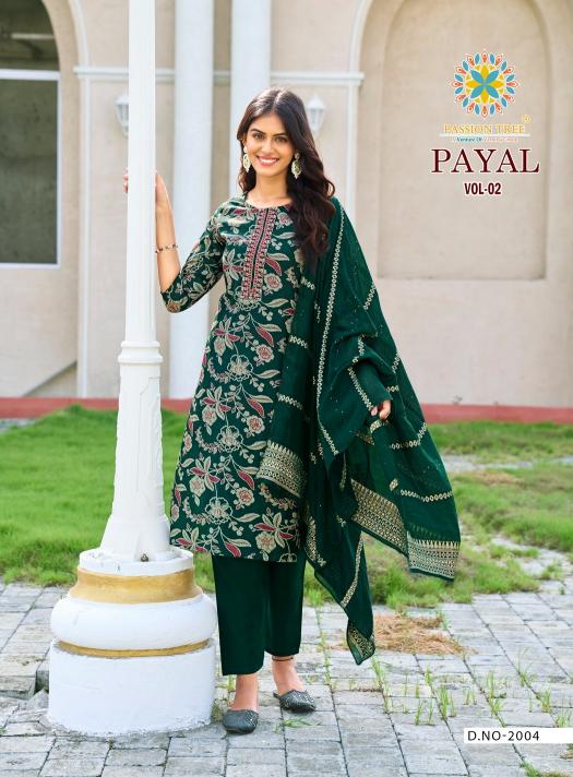 Passion Tree Payal Vol 2 catalog indian kurti style 2025