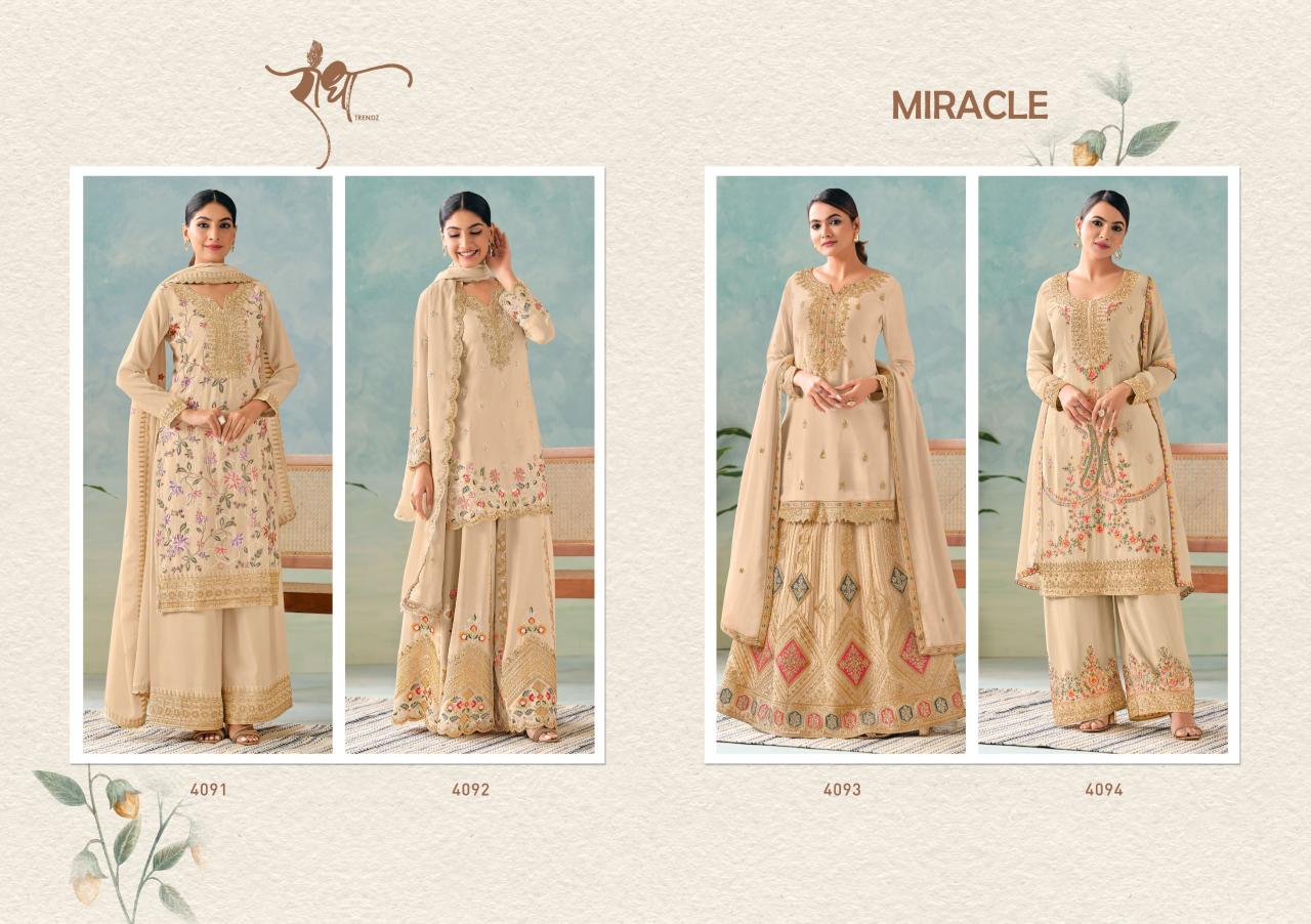 Radha Trendz Miracle Catalog pakistani sharara suits buy online 